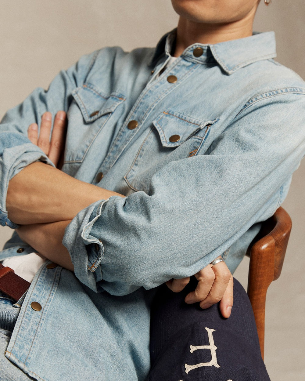 Shoals Denim Shirt Denim Wash