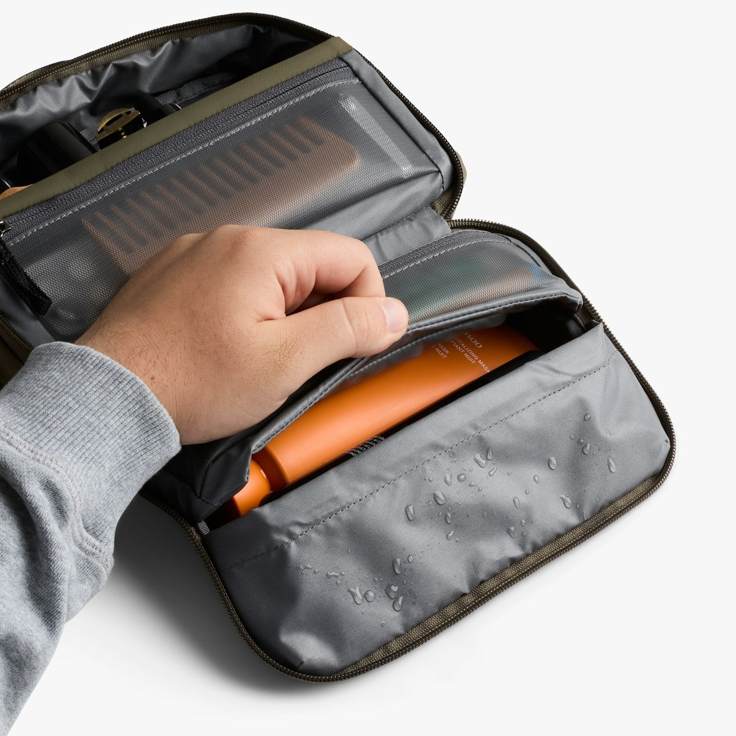 Hanging Toiletry Kit - Sea Kelp