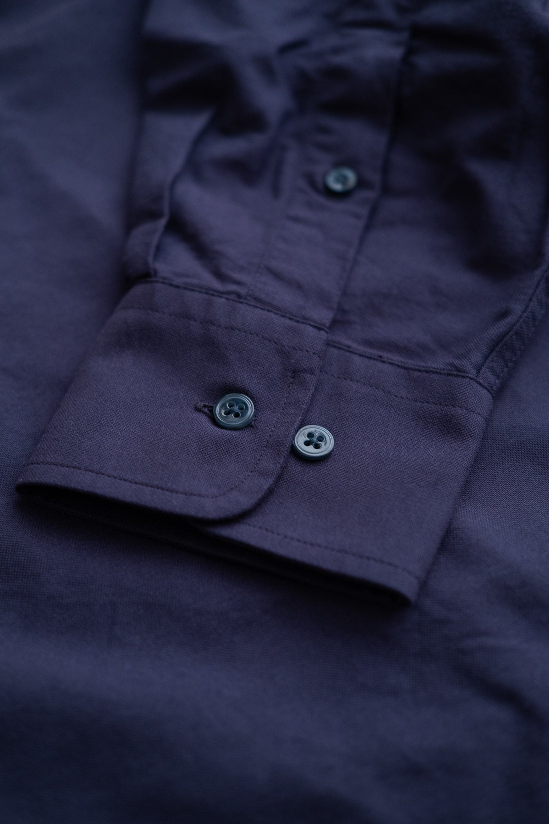 Button Down American Oxford Dark Blue
