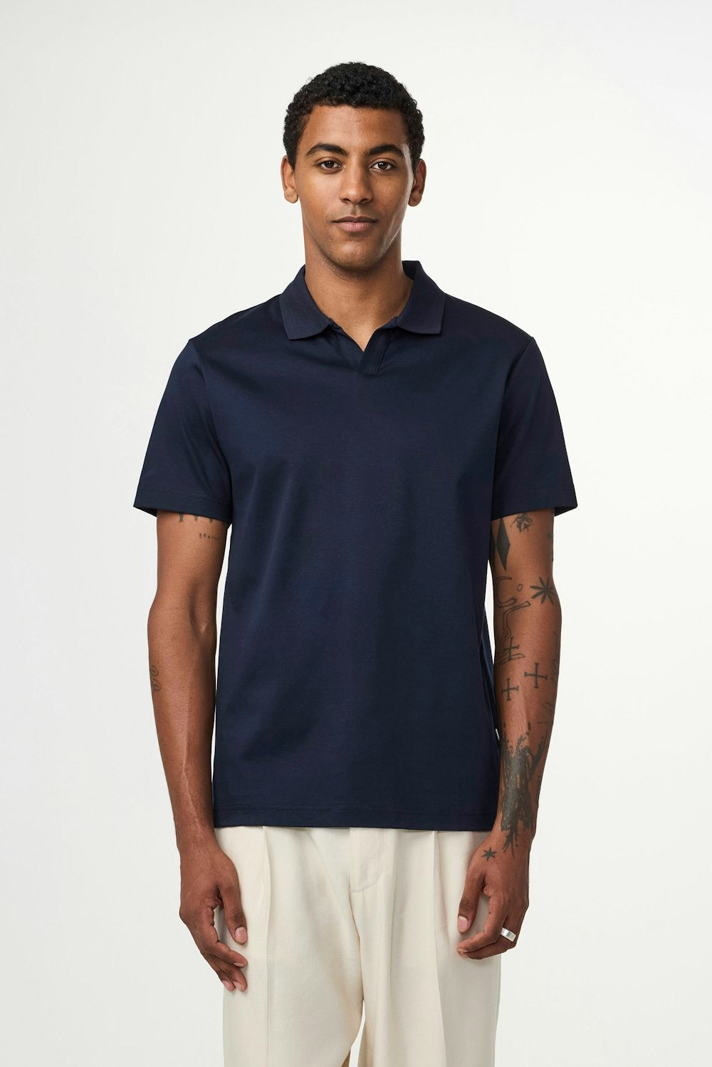 Paul SS Polo 3525 Navy Blue