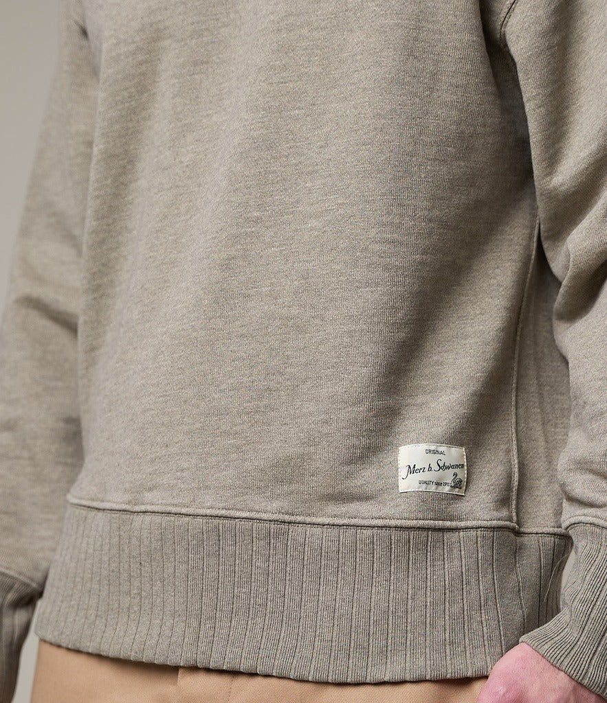 Rugged Fleece Sweatshirt Grey Melange