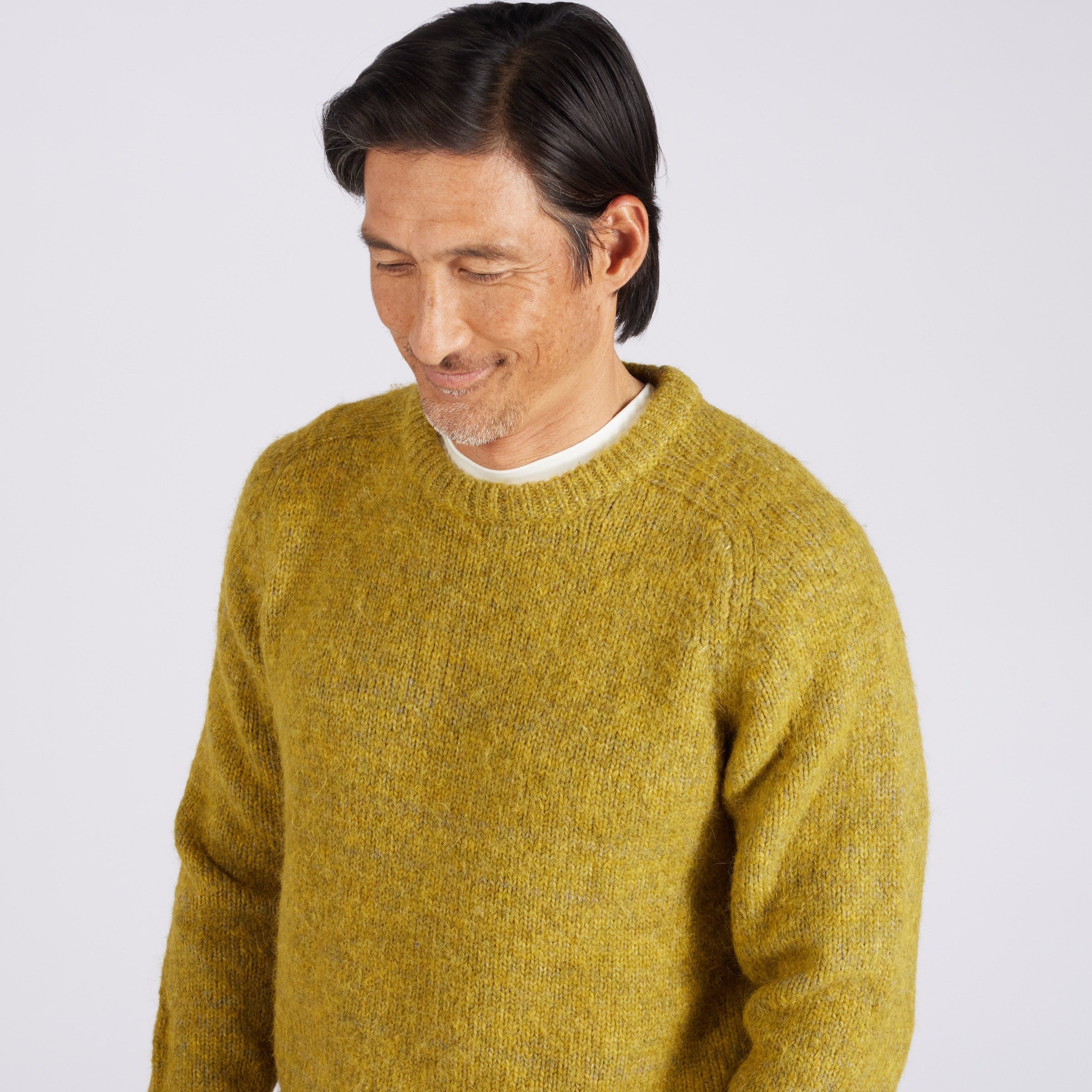 Collegiate Sweater Crew Mustard