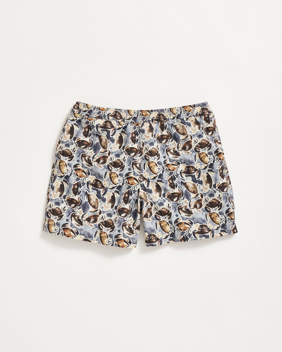 Crab Swim Trunk Dark Navy Multi