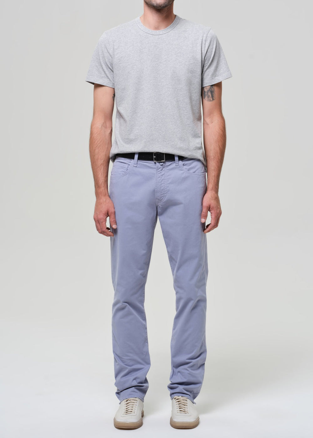 Gage in Italian Canvas Glacier (Bleached Indigo)