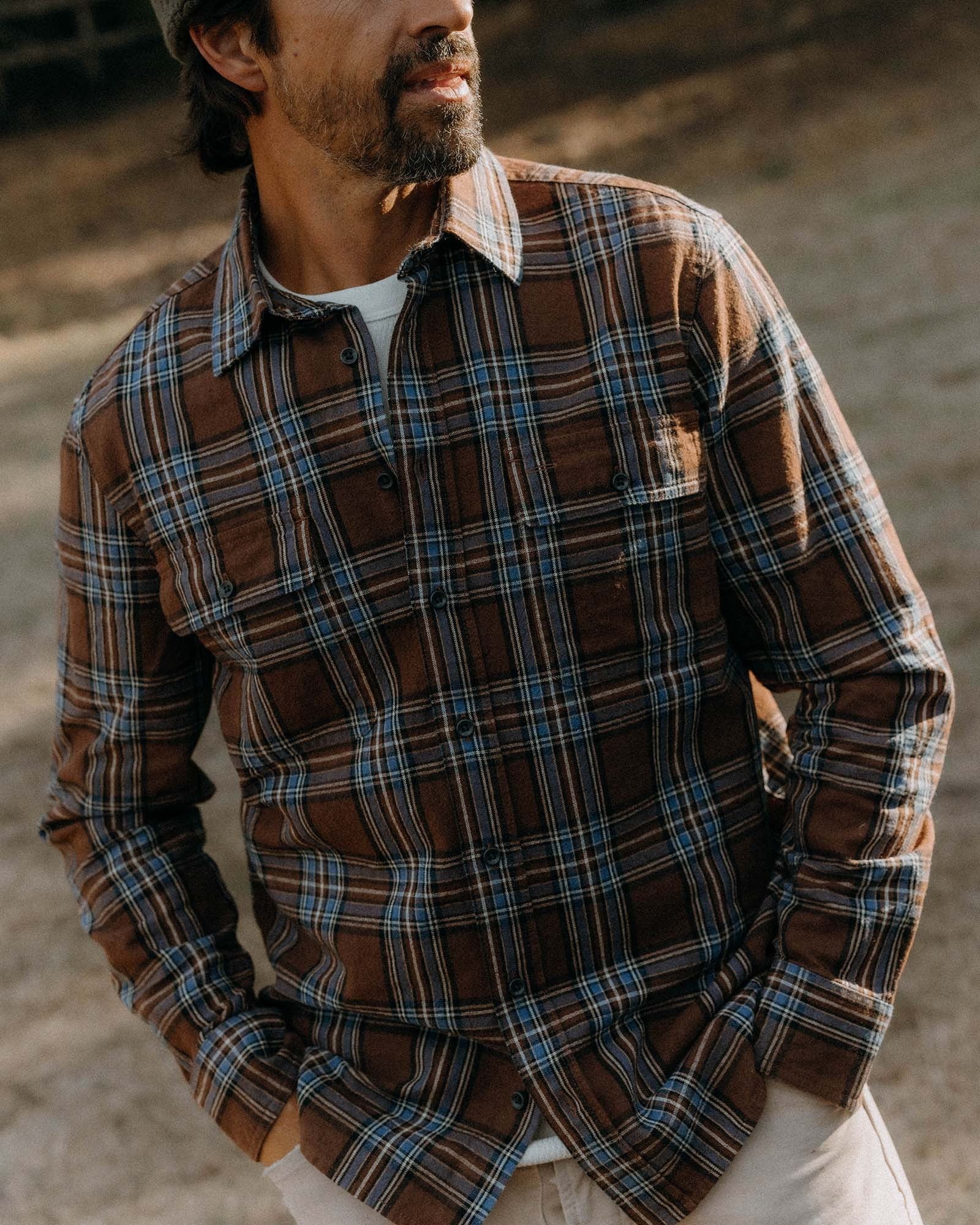 The Craftsman Shirt Brick Plaid