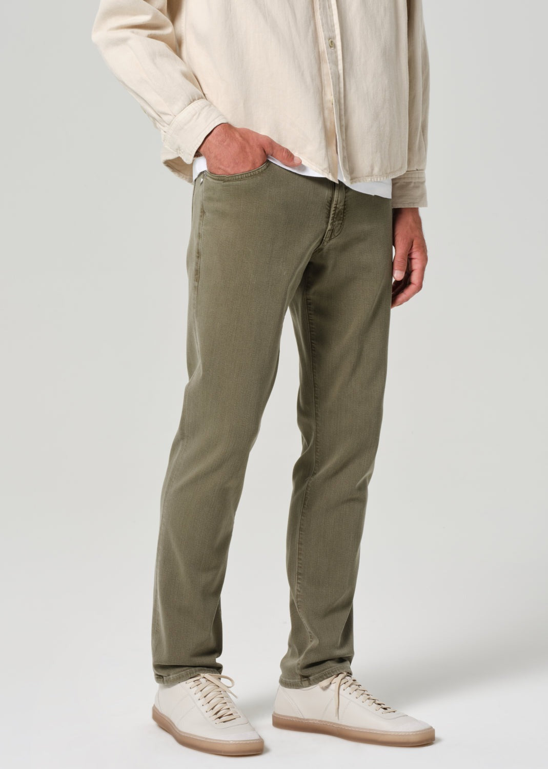 Gage in Stretch Twill Hiro Green (Md Green)