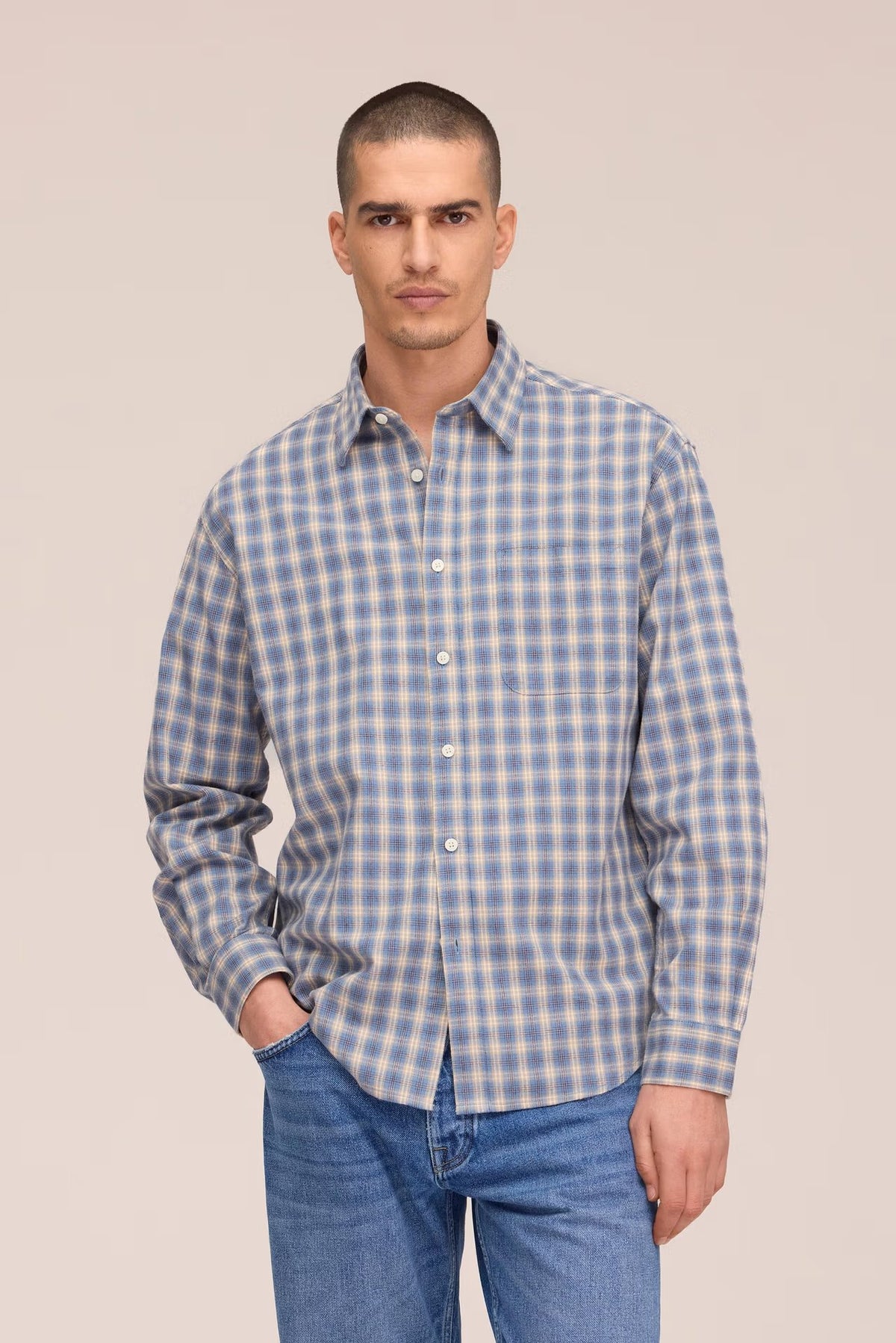 Deon 5465 Blue Check