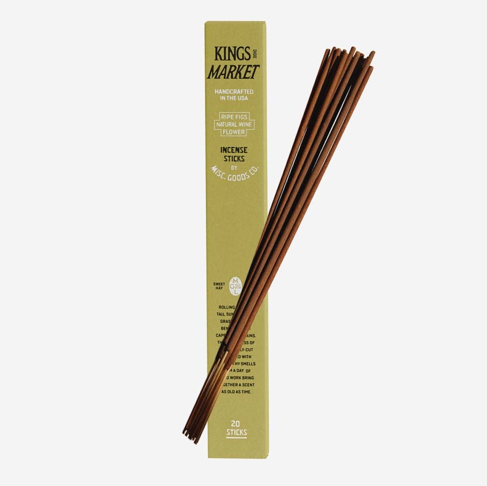 Kings Market Incense Sticks – Flowers, Coconut & Fig