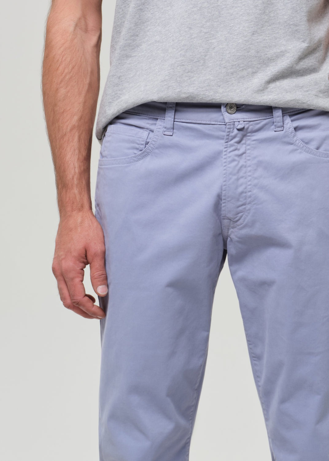 Gage in Italian Canvas Glacier (Bleached Indigo)