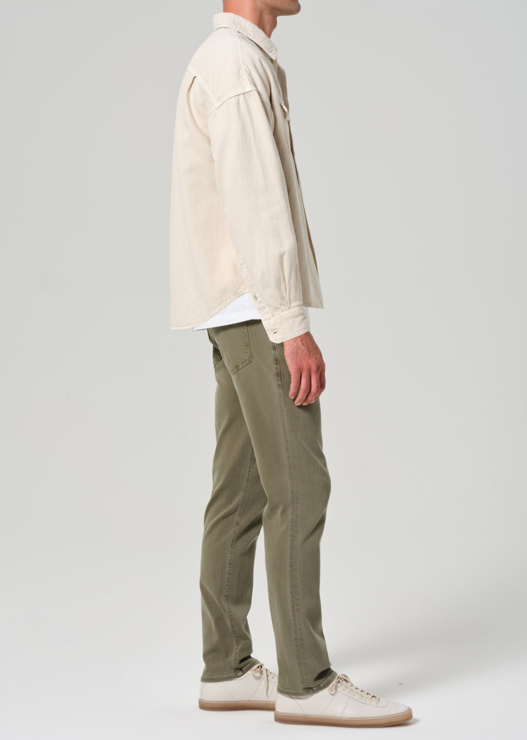 Gage in Stretch Twill Hiro Green (Md Green)