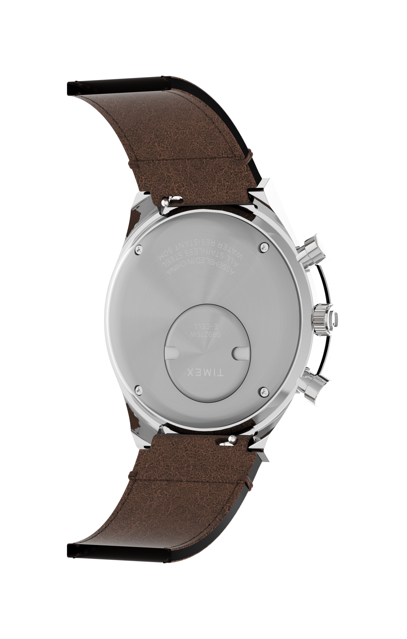 Q Timex Chronograph - 40mm Leather Strap Watch