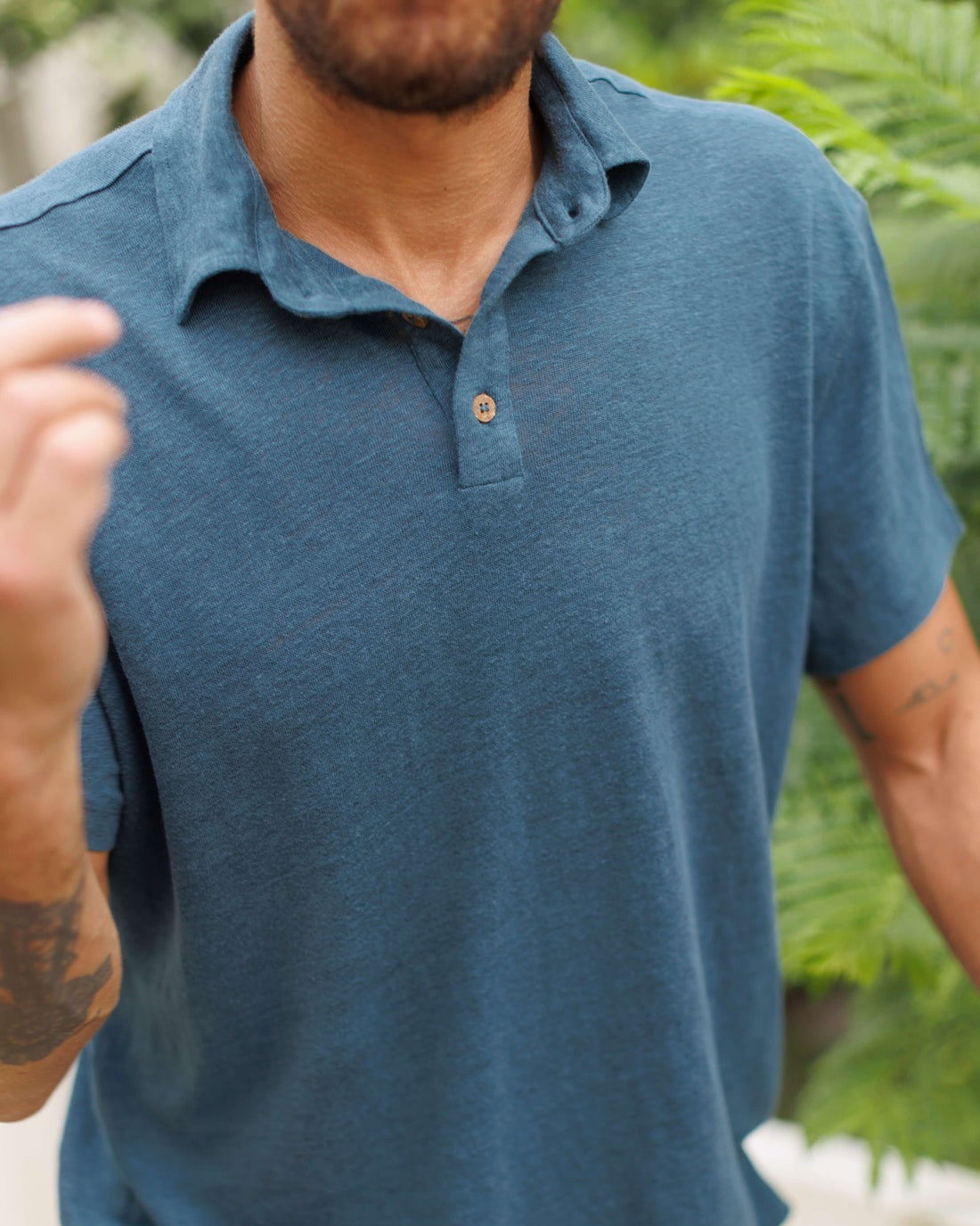 Knit Polo Dusk