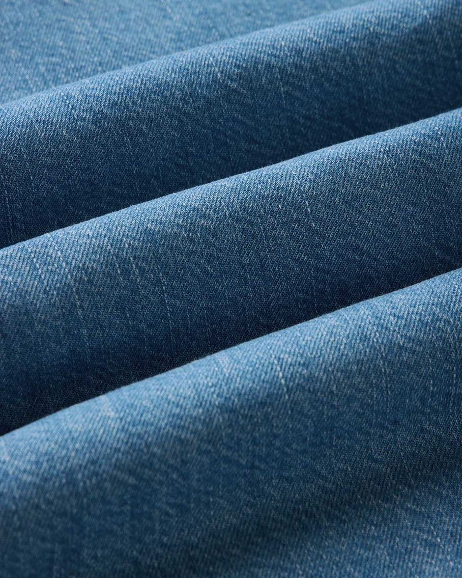 The Gulf Shirt Washed Indigo Twill