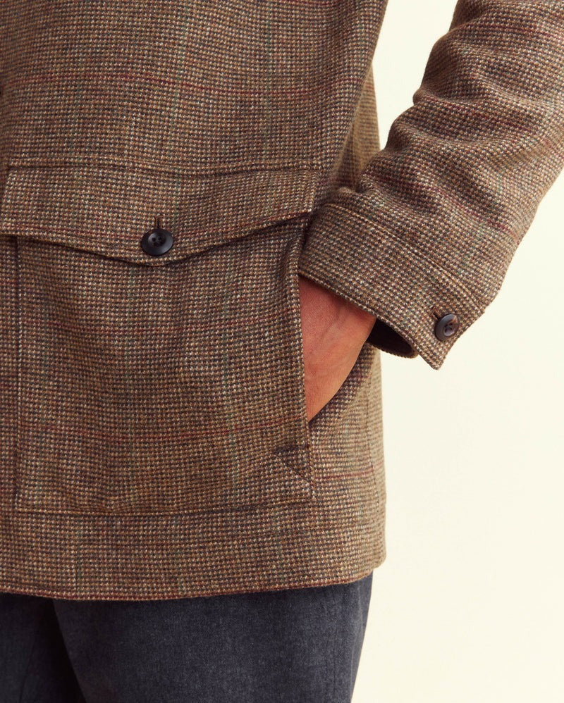 Bennet Overcoat Brown Multi