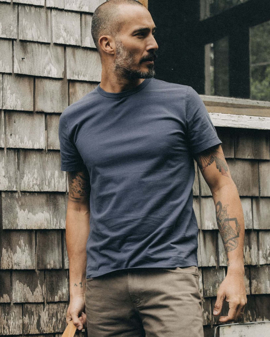 The Organic Cotton Tee Navy