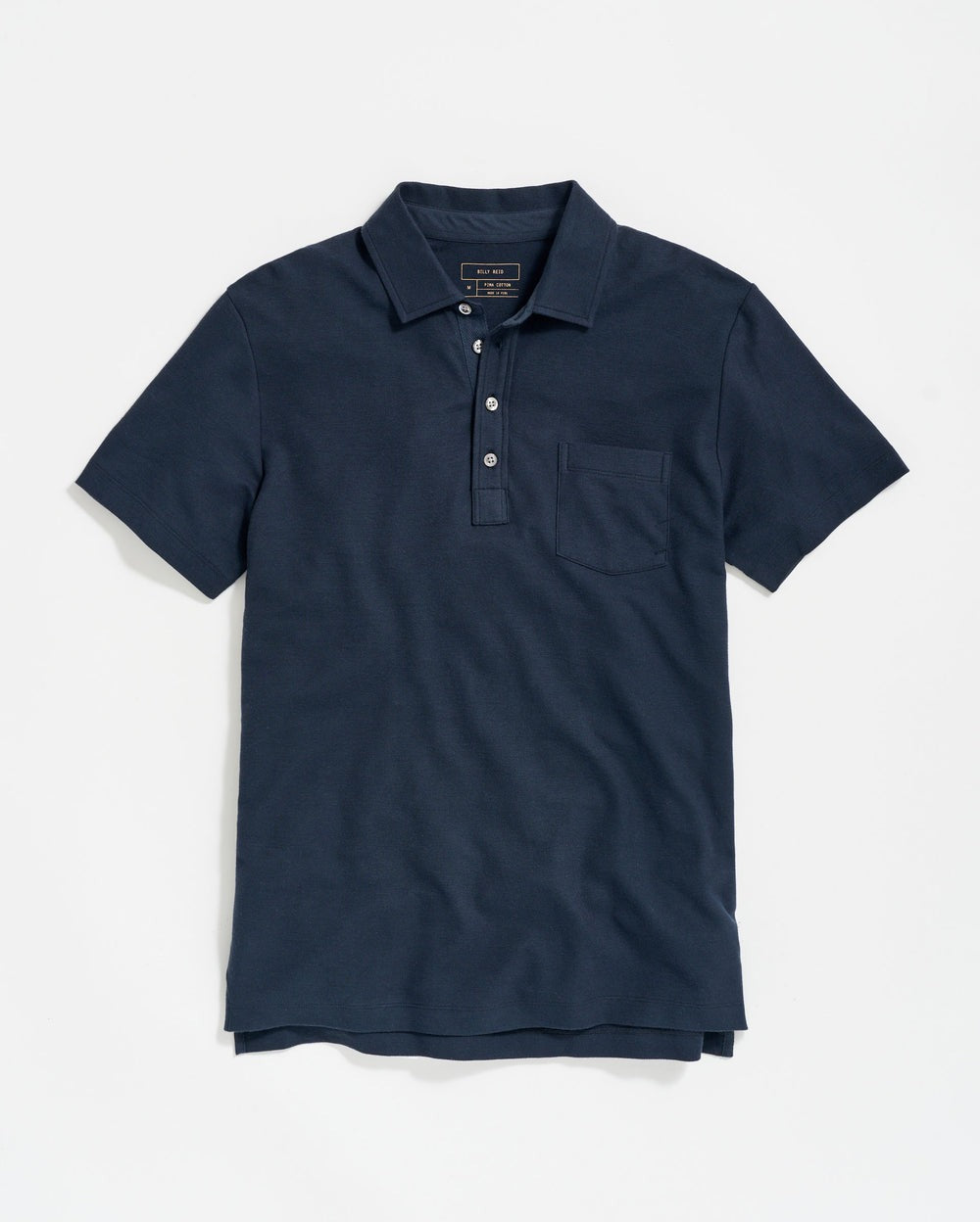 Pique Pensacola Polo Carbon Blue