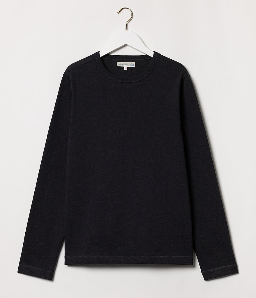 Cotton 2-Threads Heavy LS Charcoal