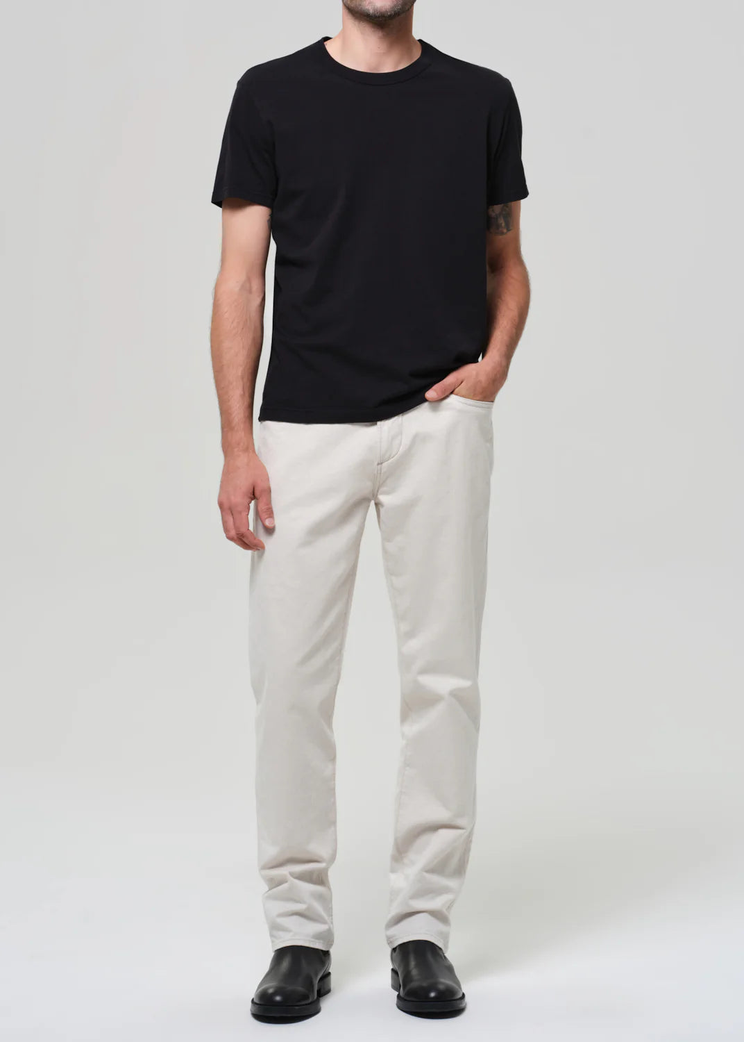 Elijah in Natural (Stretch Linen) Natural