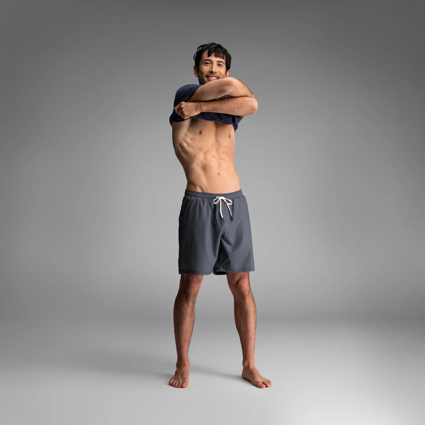 Shoreline Swim Short 2N1 Artisan Tile- Navy