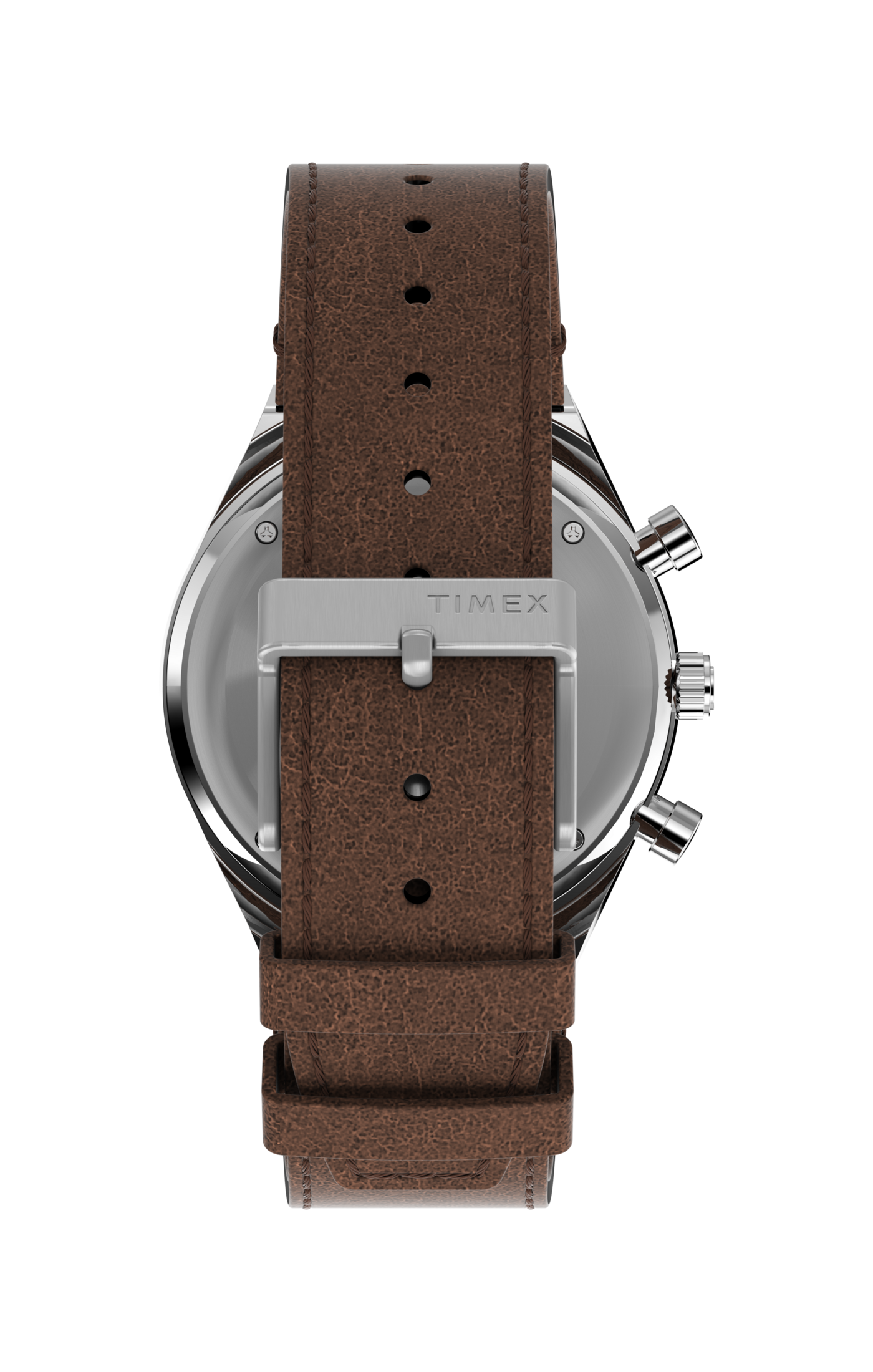 Q Timex Chronograph - 40mm Leather Strap Watch