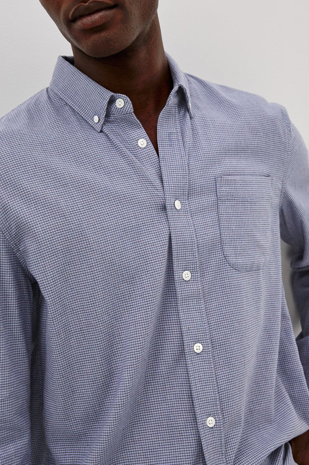 Vance Blue Heather Grid