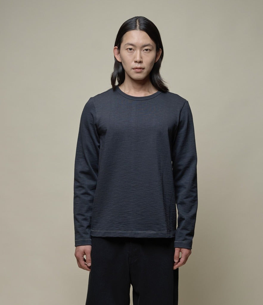 Cotton 2-Threads Heavy LS Charcoal