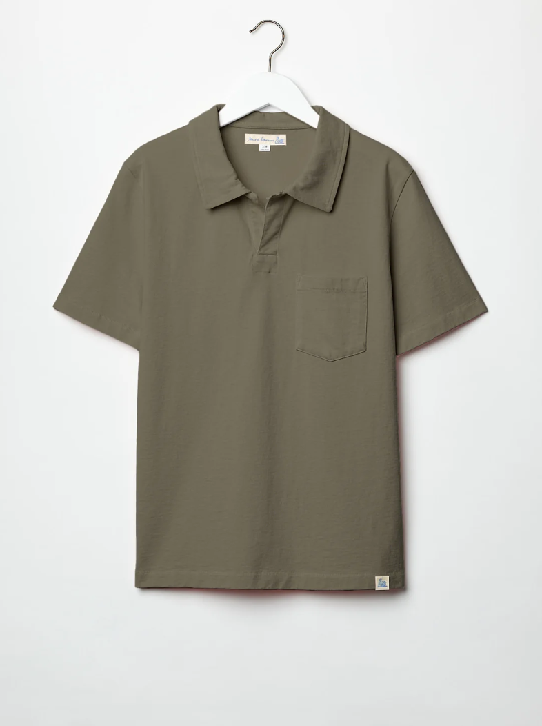 Classic Cotton Polo Light Army