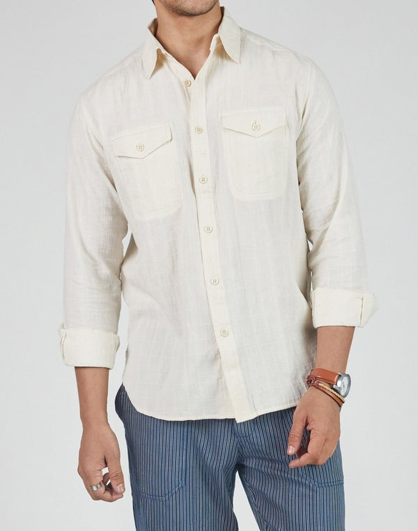 Mazadoor Work Shirt Natural Kora | Natural