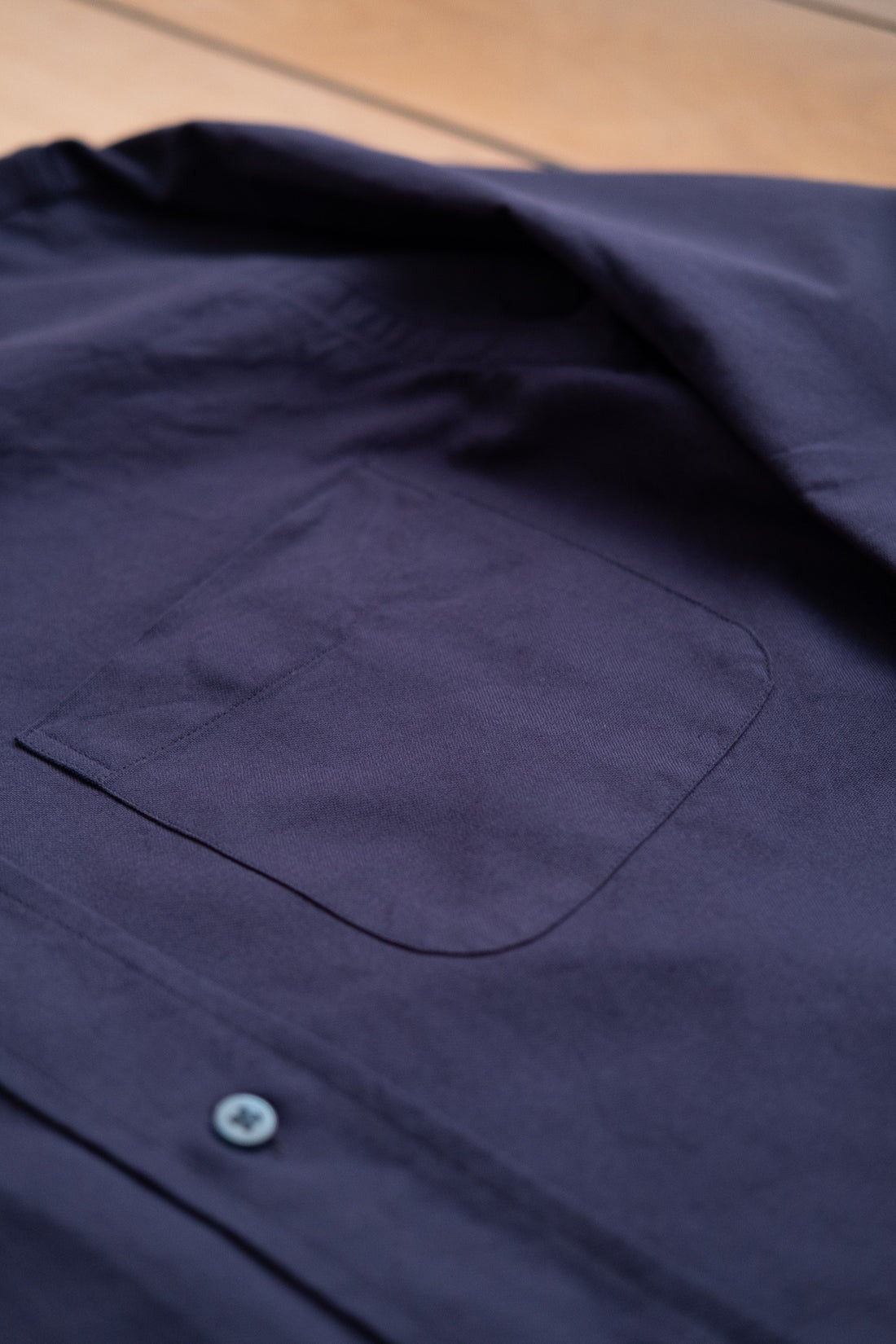 Button Down American Oxford Dark Blue