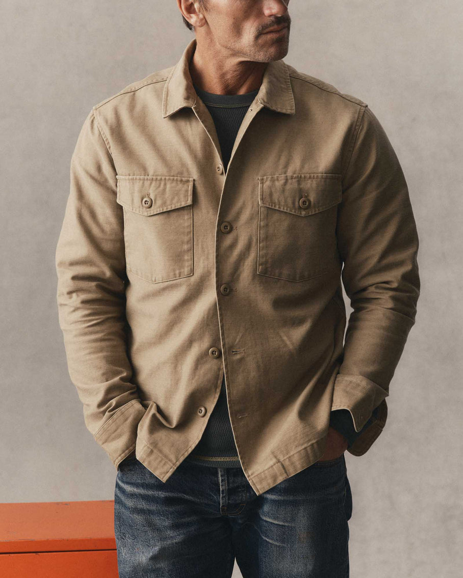 The Surplus Shirt Field Khaki Reverse Santeen
