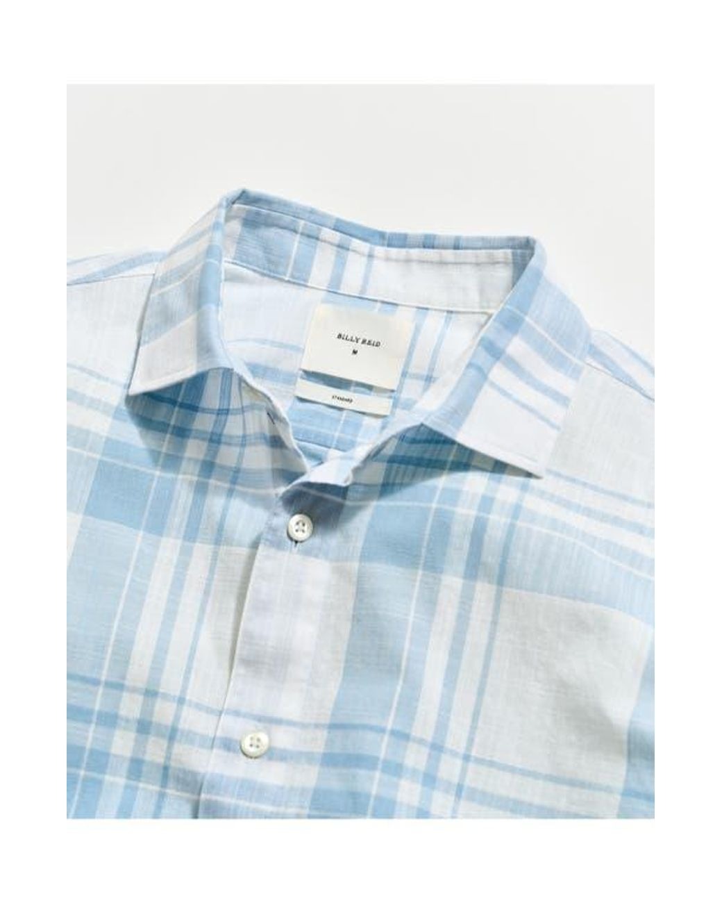 Hutcheson Sport Shirt Light Blue/White