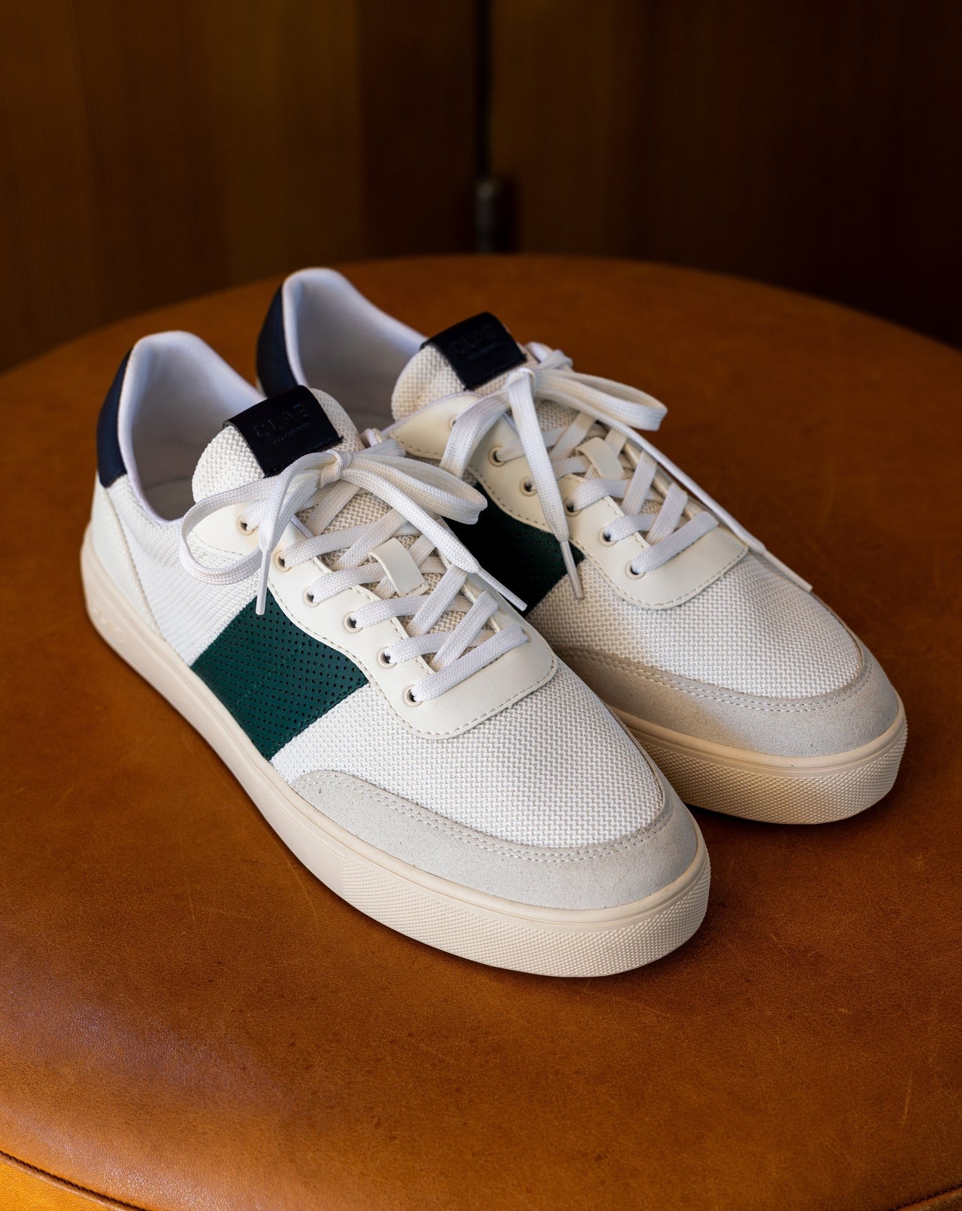 Davis White Cactus Navy Green