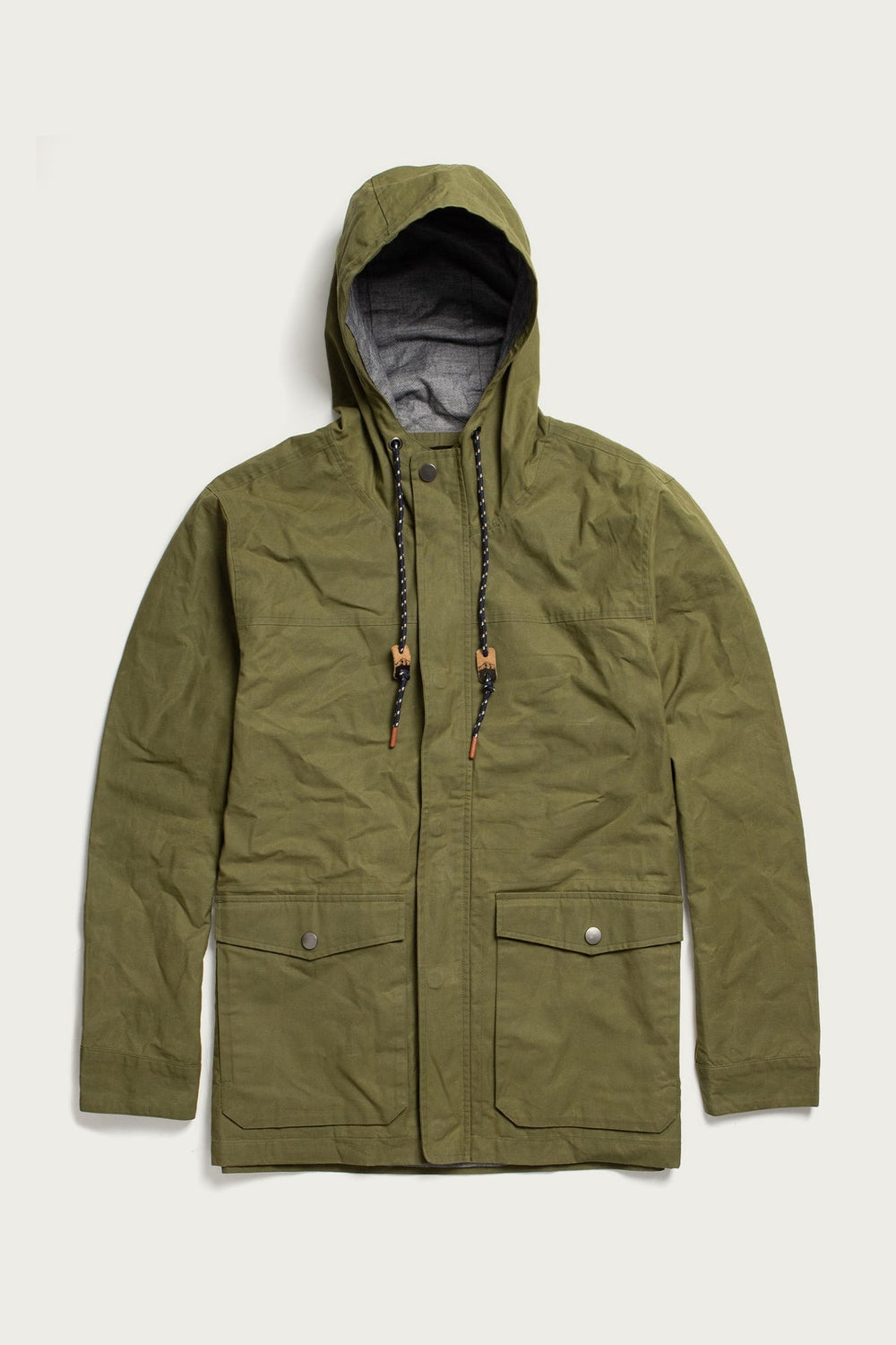 Marshall Jacket Olive Waxed Canvas