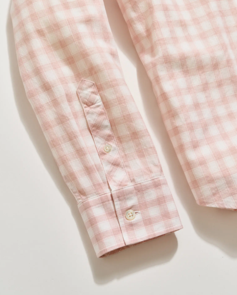 Check Hutcheson Sport Shirt Blush/White