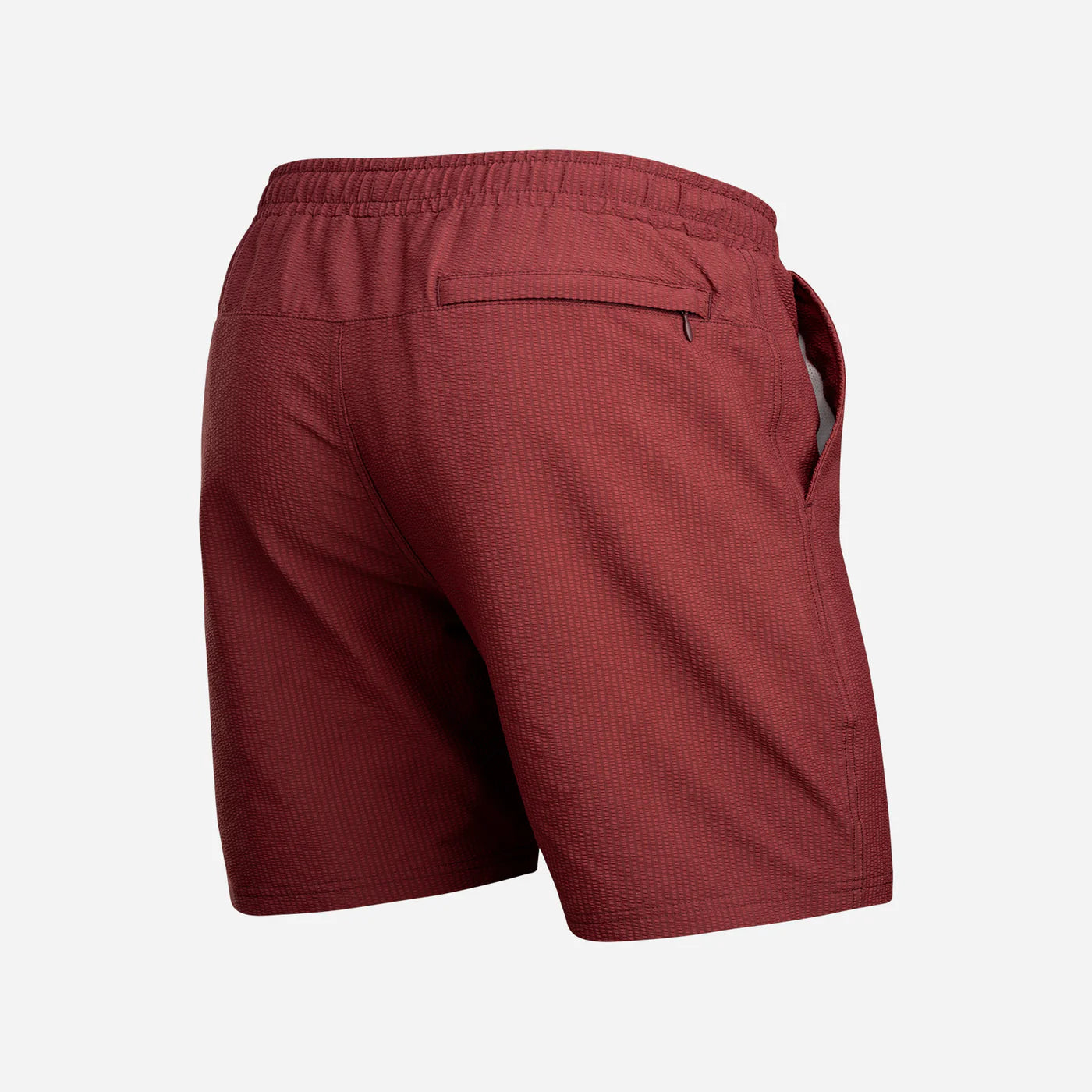 Wave Swim Short 2N1 Red Mahogany