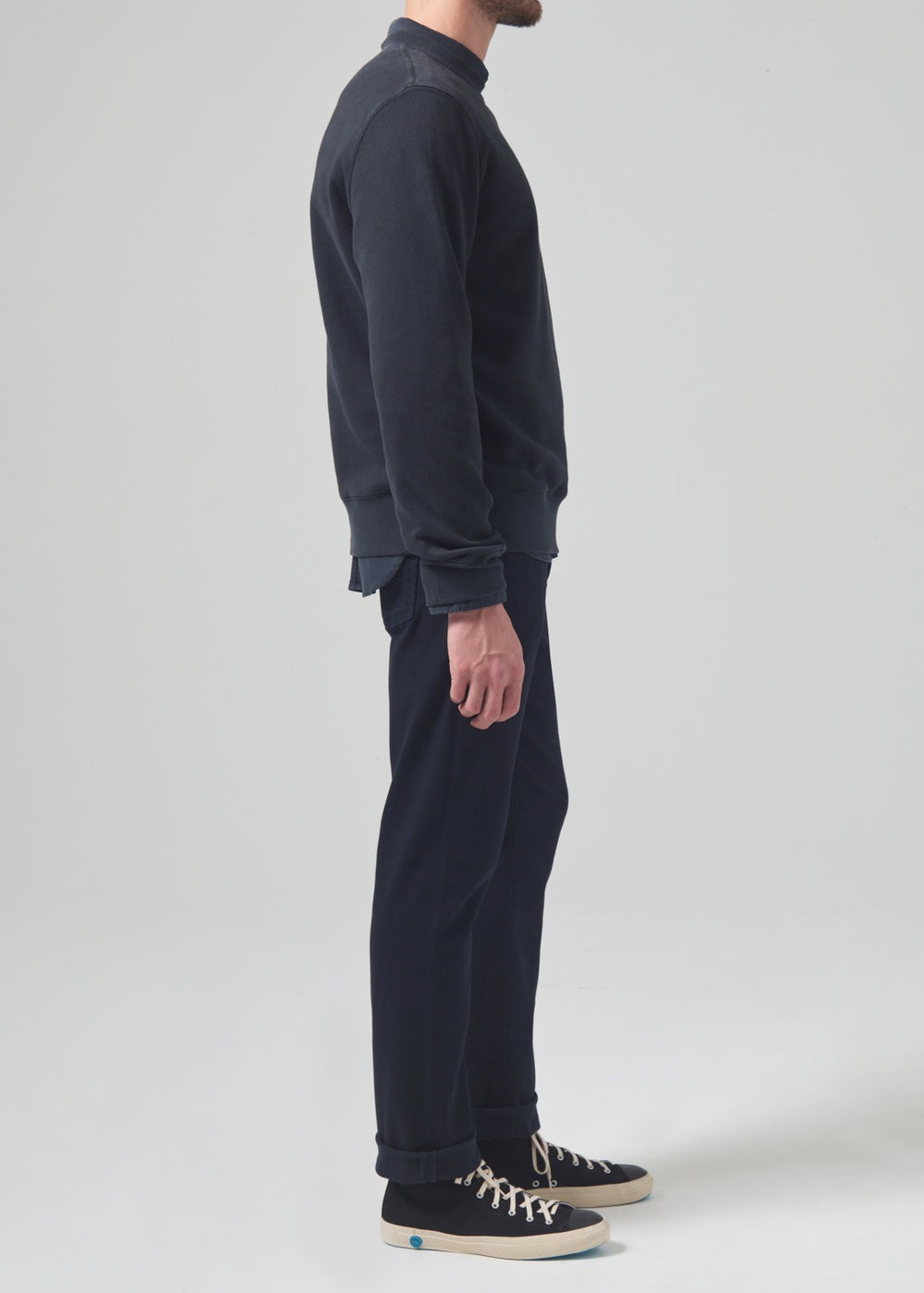 Gage in Stretch Twill True Navy