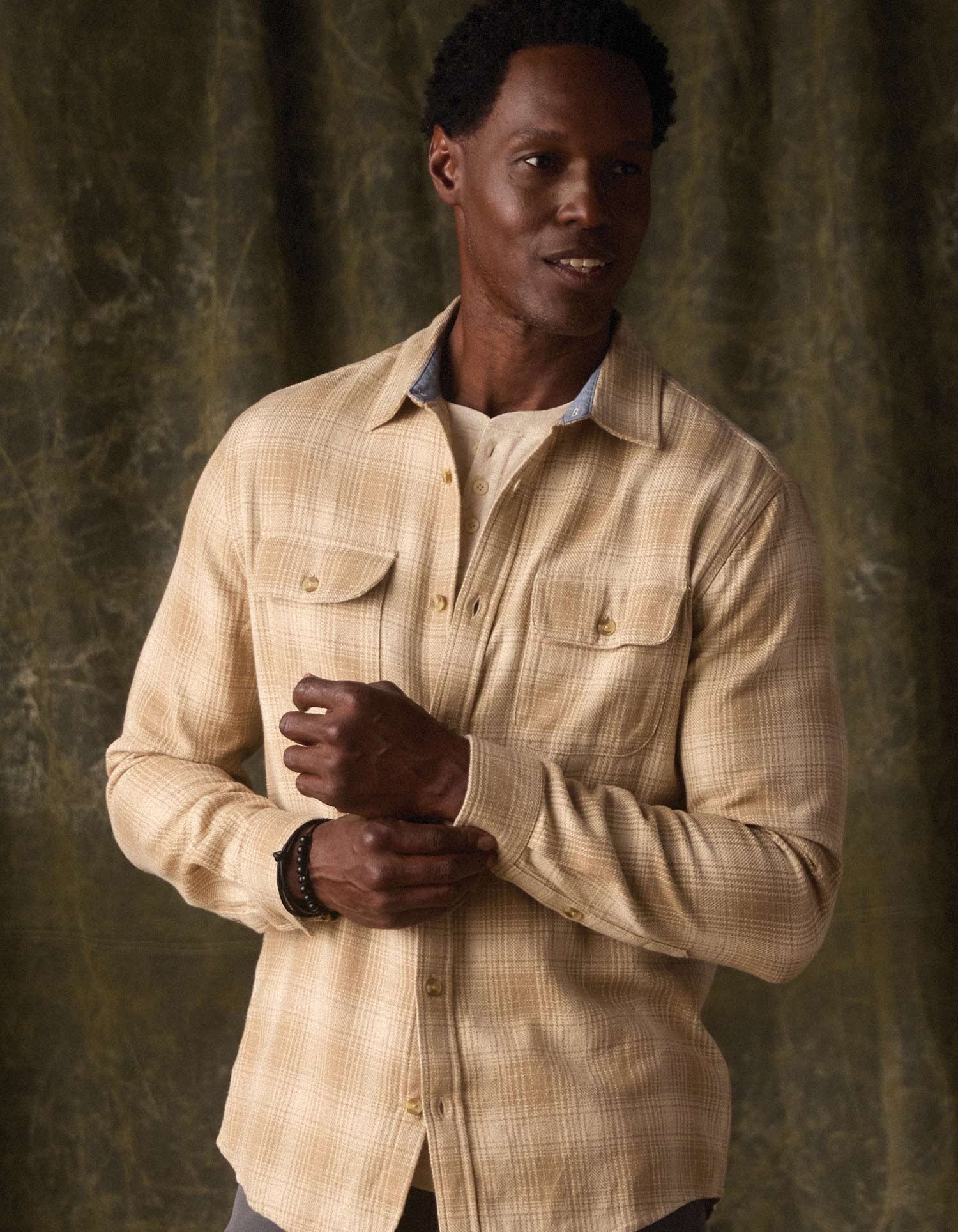 Mountain Overshirt Oak Plaid