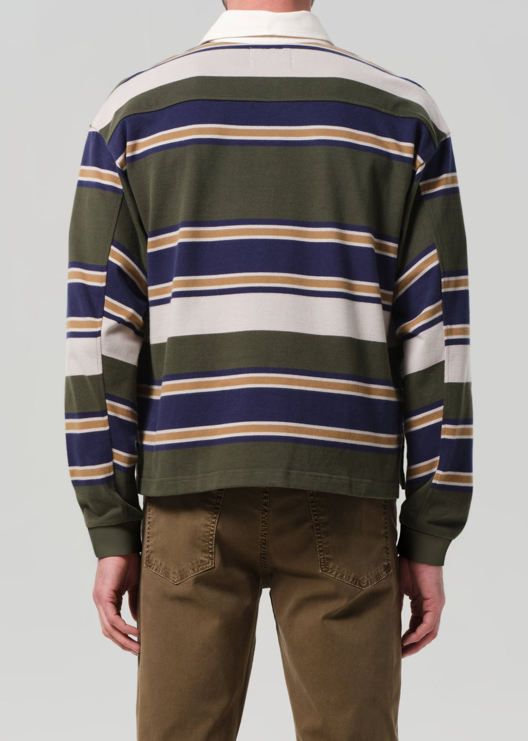 Rugby Shirt Green Rugby Stripe