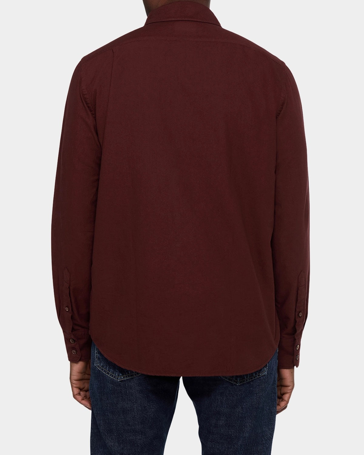 Standard Shirt Oxford Garment Dyed Rosso