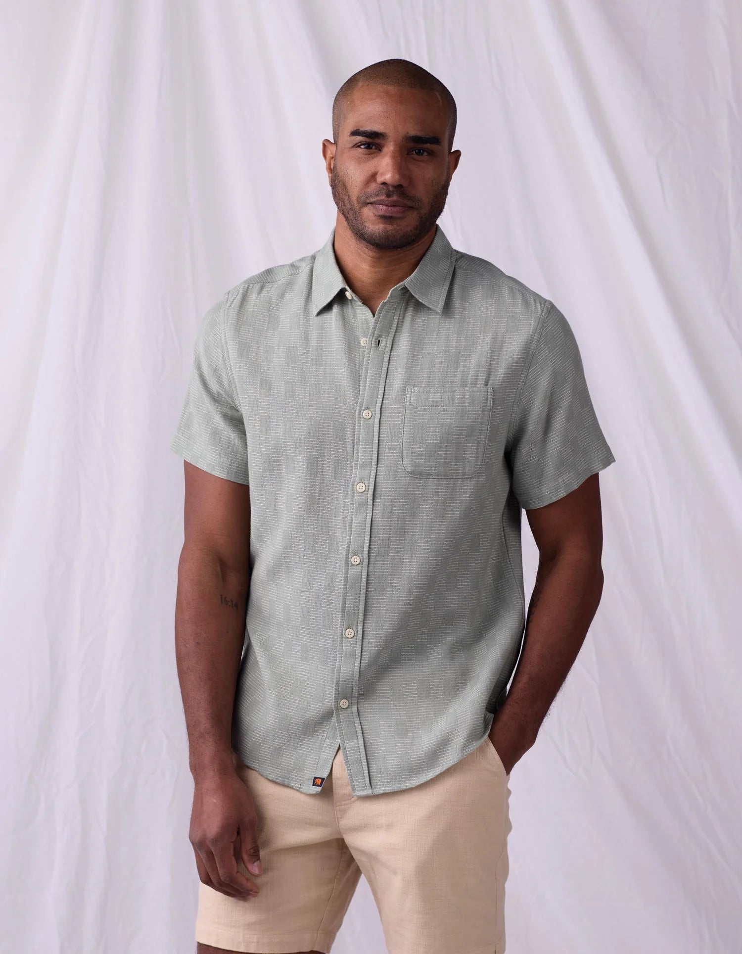 Freshwater Button Up Shirt Juniper Check