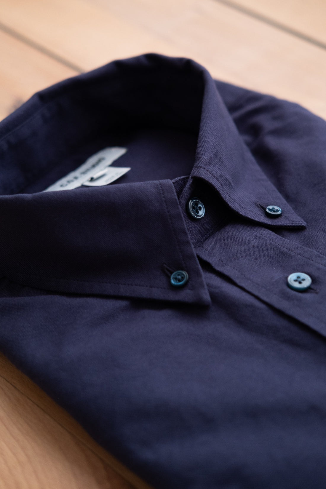 Button Down American Oxford Dark Blue