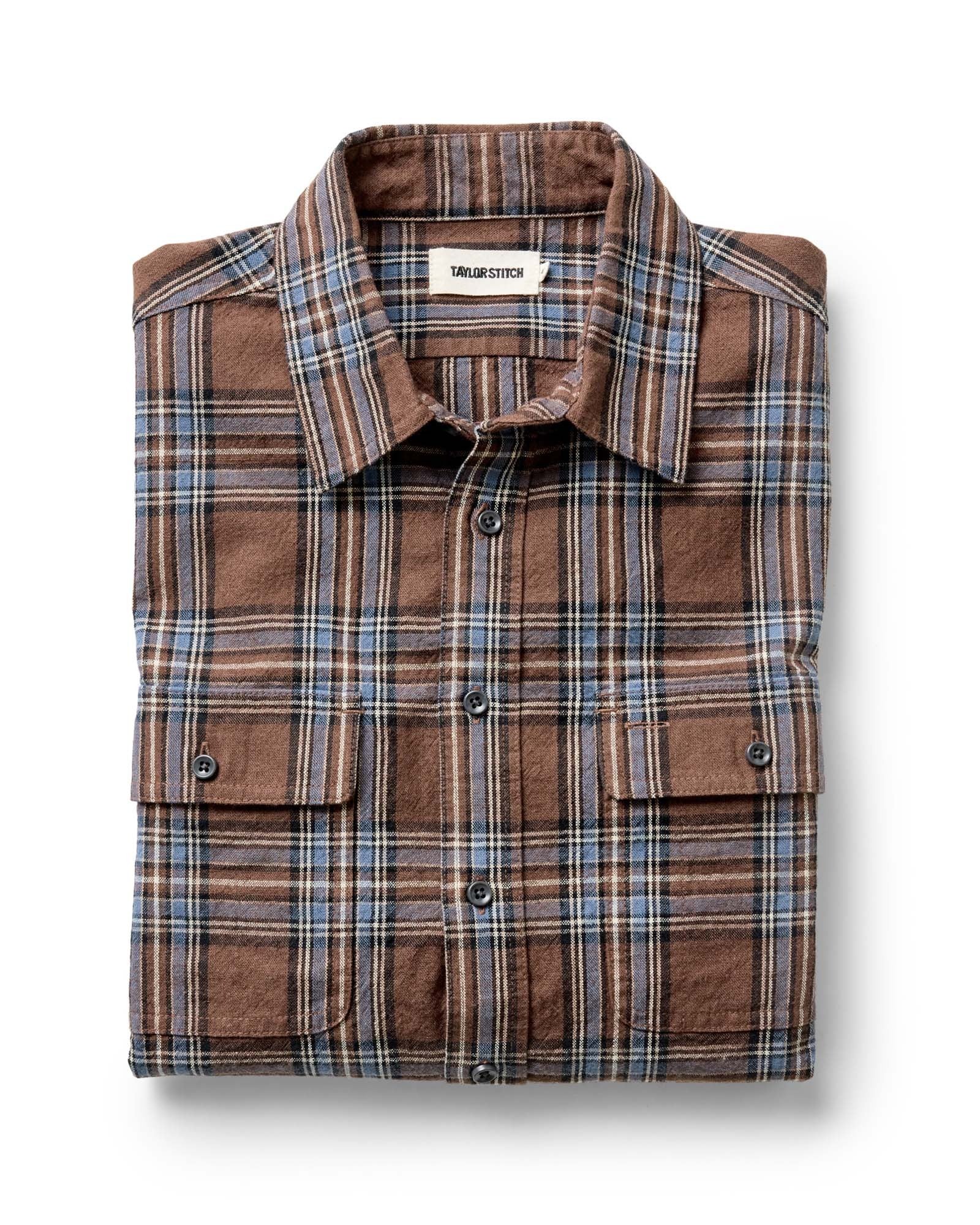 The Craftsman Shirt Brick Plaid