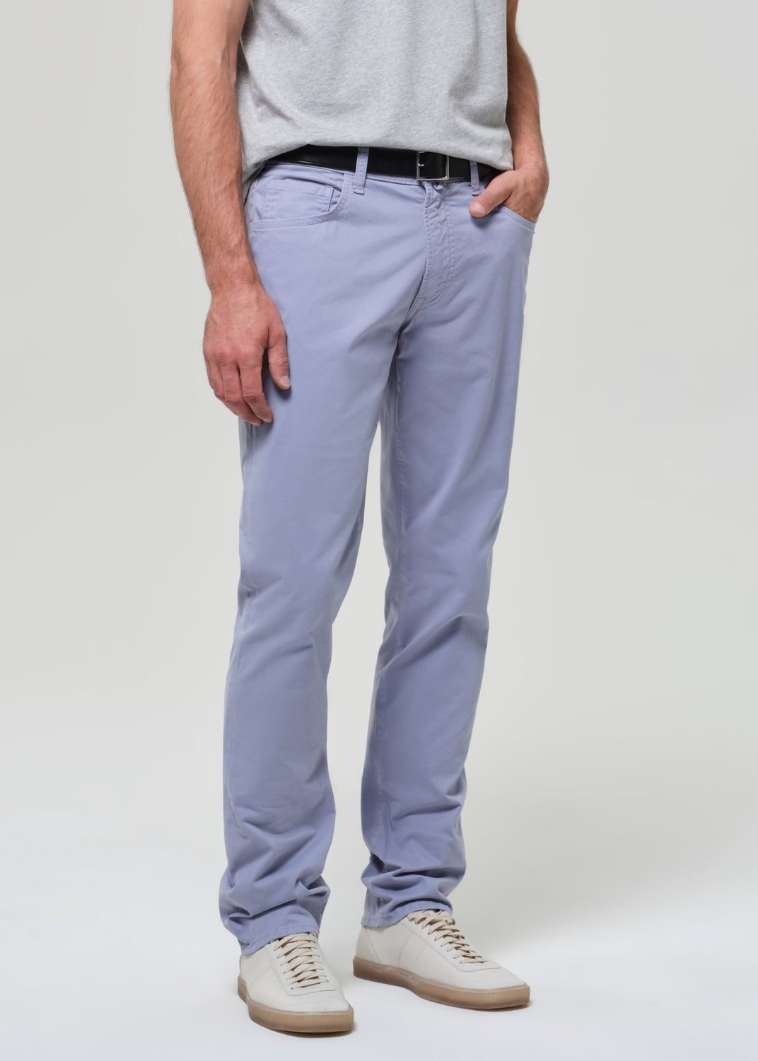Gage in Italian Canvas Glacier (Bleached Indigo)