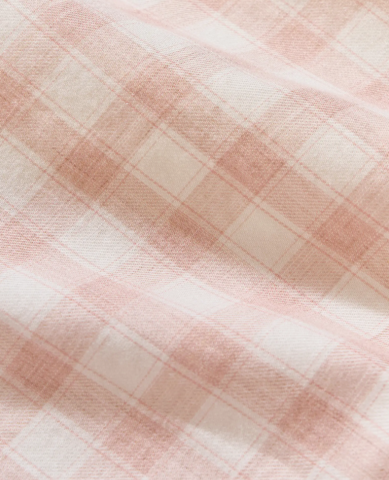 Check Hutcheson Sport Shirt Blush/White