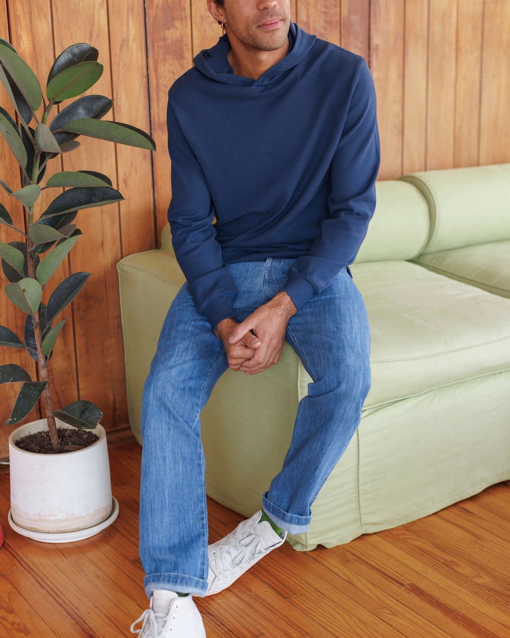 Caza Hoodie Indigo