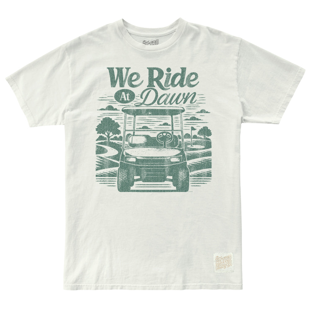 We Ride at Dawn Tee Vintage White