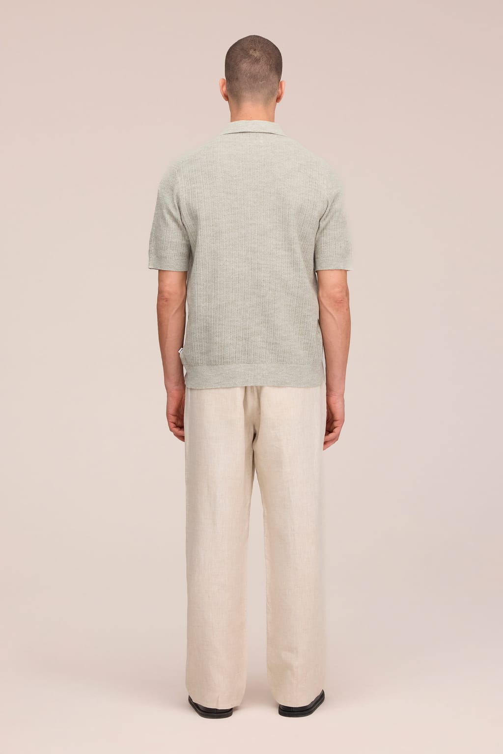 Nolan Polo Cardigan Sage