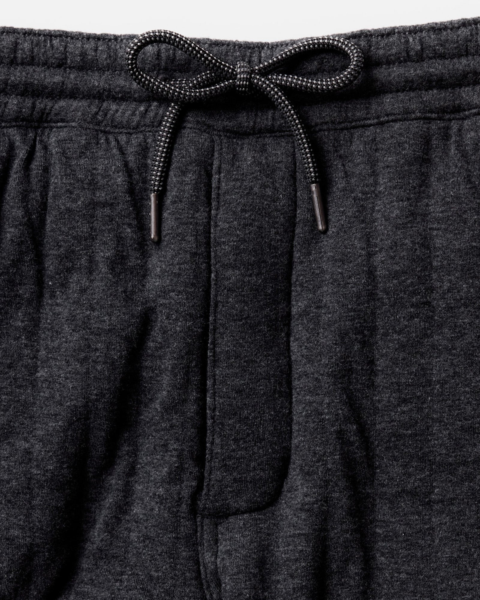 The Apres Pant Heather Coal Quilted Jersey
