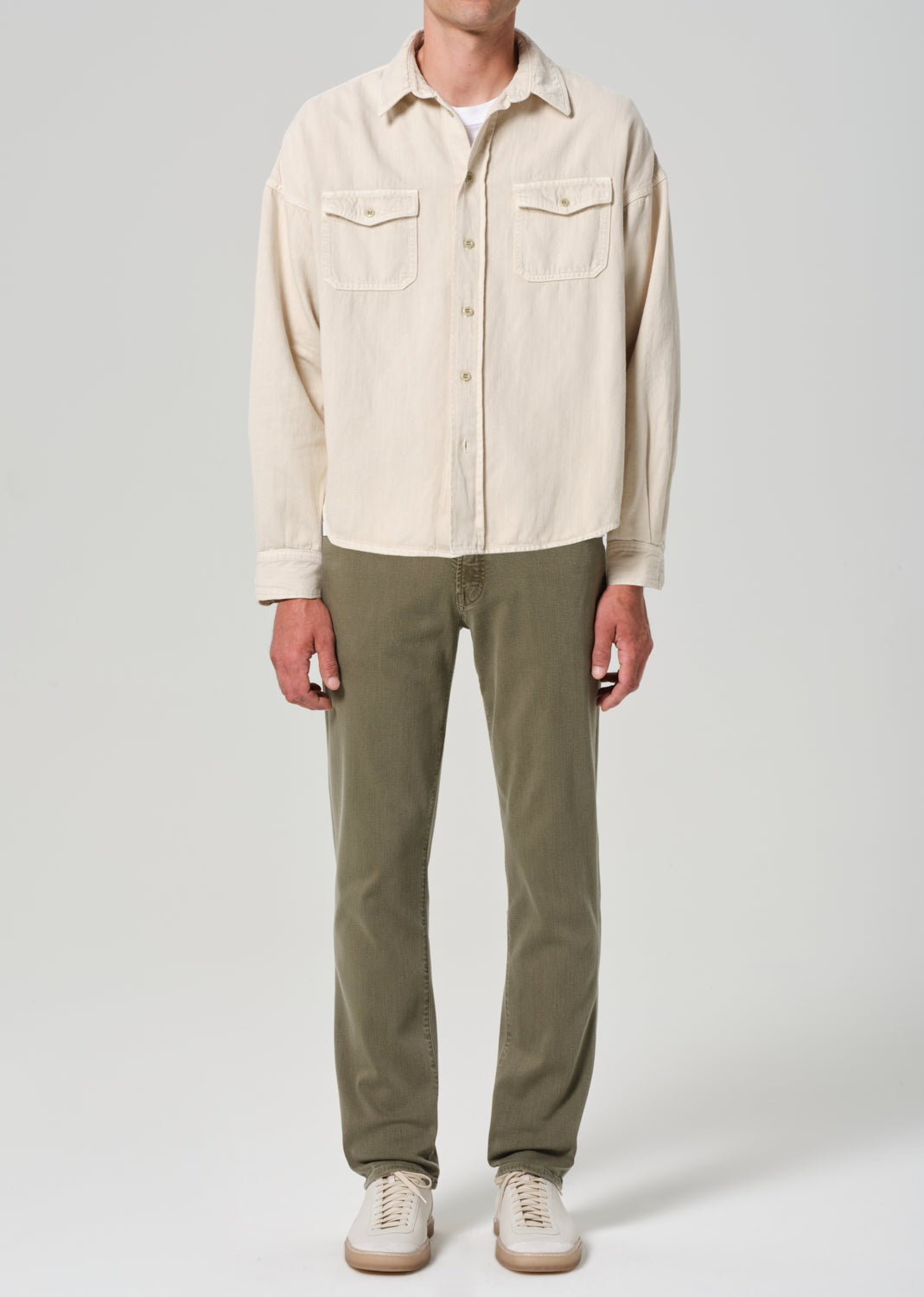 Gage in Stretch Twill Hiro Green (Md Green)