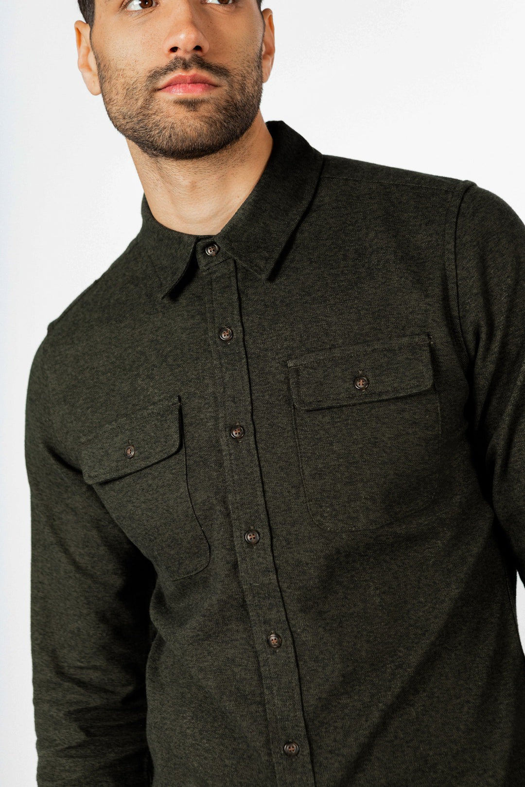 Cole Slim Shirt Loden